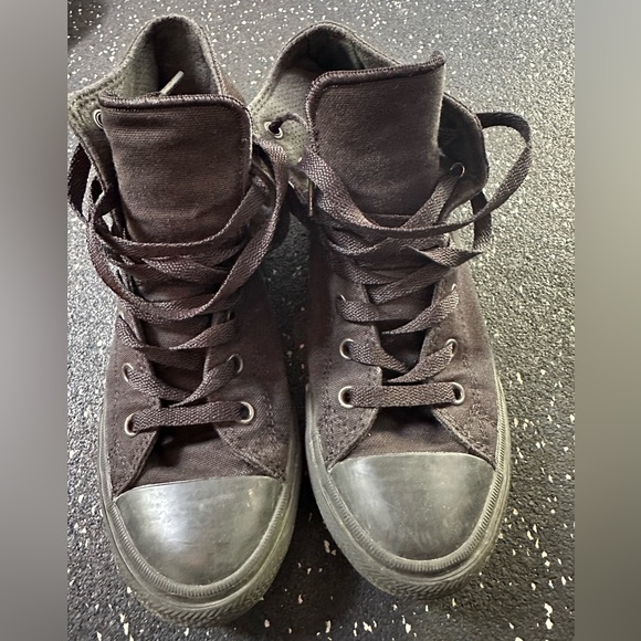 Converse Chuck Taylor All-Star Hi Sneaker - Little Kid Black Size 3 - Picture 1 of 5